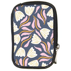 Flowers Pattern Floral Pattern Compact Camera Leather Case