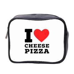 I Love Cheese Pizza Mini Toiletries Bag (two Sides) by ilovewhateva