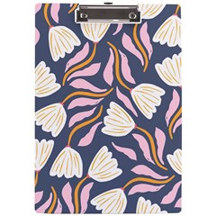 Flowers Pattern Floral Pattern A4 Acrylic Clipboard by Vaneshop