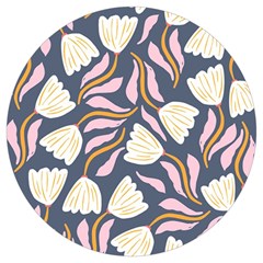 Flowers Pattern Floral Pattern Round Trivet