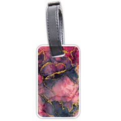 Pink Texture Resin Luggage Tag (one Side)