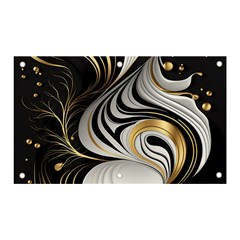 Pattern Gold Marble Banner And Sign 5  X 3  by Vaneshop