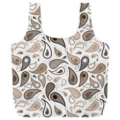 Paisley Pattern Background Graphic Full Print Recycle Bag (xxl) by Vaneshop