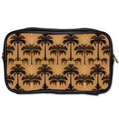 Camel Palm Tree Toiletries Bag (two Sides) by Vaneshop