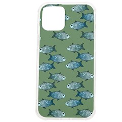 Fishes Pattern Background Theme Iphone 12 Pro Max Tpu Uv Print Case by Vaneshop