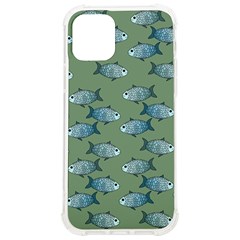 Fishes Pattern Background Theme Iphone 12/12 Pro Tpu Uv Print Case