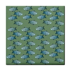 Fishes Pattern Background Theme Face Towel by Vaneshop
