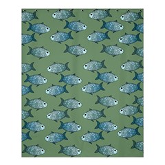 Fishes Pattern Background Theme Shower Curtain 60  X 72  (medium)  by Vaneshop
