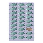 Fishes Pattern Background Theme Art Shower Curtain 48  x 72  (Small)  Curtain(48  X 72 )