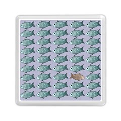 Fishes Pattern Background Theme Art Memory Card Reader (square) by Vaneshop