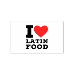 I Love Latin Food Sticker (rectangular) by ilovewhateva