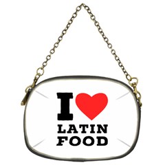I Love Latin Food Chain Purse (one Side) by ilovewhateva
