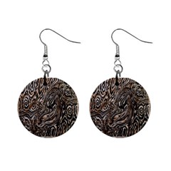 Zebra Abstract Background Mini Button Earrings by Vaneshop