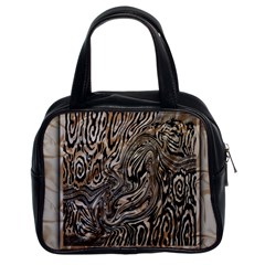Zebra Abstract Background Classic Handbag (two Sides) by Vaneshop