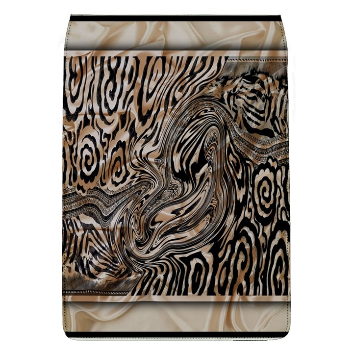 Zebra Abstract Background Removable Flap Cover (L)