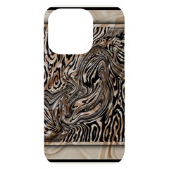 Zebra Abstract Background Iphone 14 Pro Black Uv Print Case