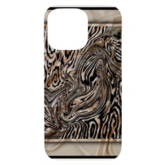 Zebra Abstract Background Iphone 14 Pro Max Black Uv Print Case by Vaneshop
