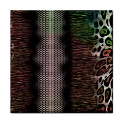 Leopard Animal Shawl Honeycomb Face Towel by Vaneshop