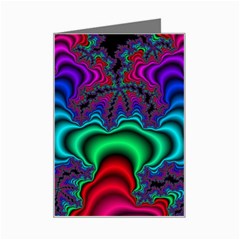 Abstract Piece Color Mini Greeting Card by Vaneshop
