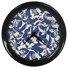 Bird Animal Animal Background Wall Clock (Black)