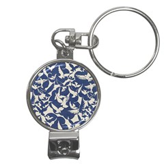 Bird Animal Animal Background Nail Clippers Key Chain