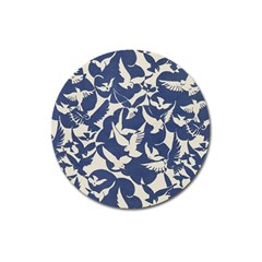 Bird Animal Animal Background Magnet 3  (Round)