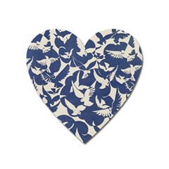 Bird Animal Animal Background Heart Magnet