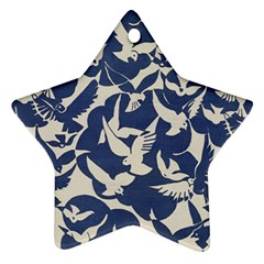 Bird Animal Animal Background Star Ornament (Two Sides)