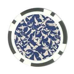 Bird Animal Animal Background Poker Chip Card Guard