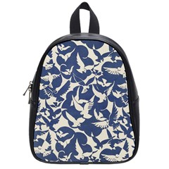 Bird Animal Animal Background School Bag (Small)