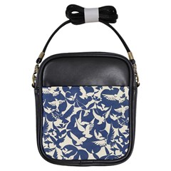 Bird Animal Animal Background Girls Sling Bag