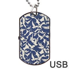 Bird Animal Animal Background Dog Tag USB Flash (Two Sides)