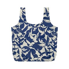 Bird Animal Animal Background Full Print Recycle Bag (M)