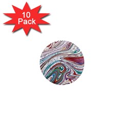 Abstract Background Ornamental 1  Mini Magnet (10 pack) 