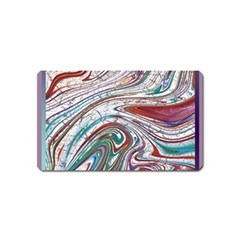 Abstract Background Ornamental Magnet (Name Card)