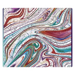 Abstract Background Ornamental Premium Plush Fleece Blanket (small)