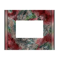 Design Pattern Scarf Gradient White Tabletop Photo Frame 4 x6  by Vaneshop