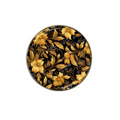 Flower Gold Floral Hat Clip Ball Marker by Vaneshop