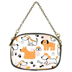 Seamless Pattern Of Cute Dog Puppy Cartoon Funny And Happy Chain Purse (one Side) by Wav3s