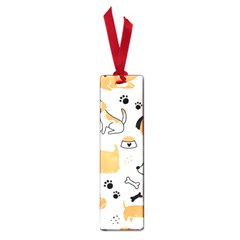 Seamless Pattern Of Cute Dog Puppy Cartoon Funny And Happy Small Book Marks