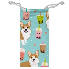 Welsh Corgi Boba Tea Bubble Cute Kawaii Dog Breed Jewelry Bag