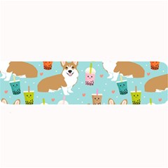 Welsh Corgi Boba Tea Bubble Cute Kawaii Dog Breed Large Bar Mat