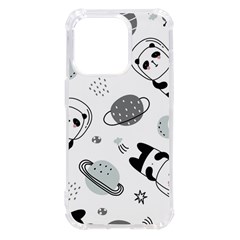 Panda Floating In Space And Star Iphone 14 Pro Tpu Uv Print Case by Wav3s