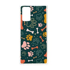 Dog Paw Colorful Fabrics Digitally Samsung Galaxy Note 20 Tpu Uv Case by Wav3s