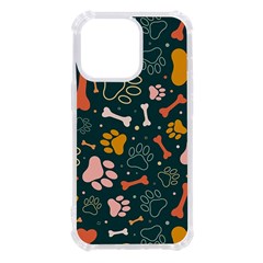 Dog Paw Colorful Fabrics Digitally Iphone 13 Pro Tpu Uv Print Case by Wav3s