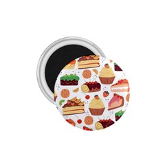 Seamless Pattern Hand Drawing Cartoon Dessert And Cake 1 75  Magnets