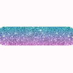Pink And Turquoise Glitter Large Bar Mat