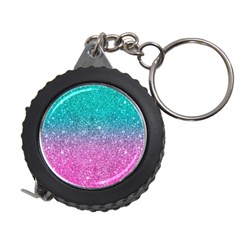 Pink And Turquoise Glitter Measuring Tape by Wav3s