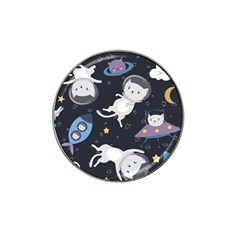 Space Cat Illustration Pattern Astronaut Hat Clip Ball Marker (10 Pack)
