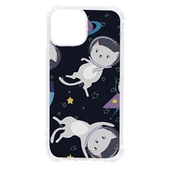 Space Cat Illustration Pattern Astronaut Iphone 13 Mini Tpu Uv Print Case by Wav3s